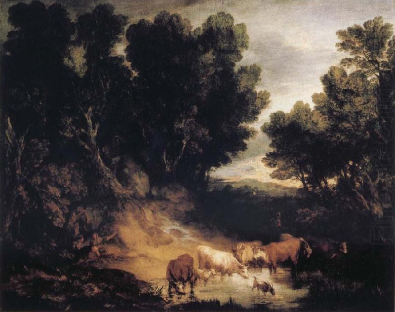 The Watering Place, Thomas Gainsborough